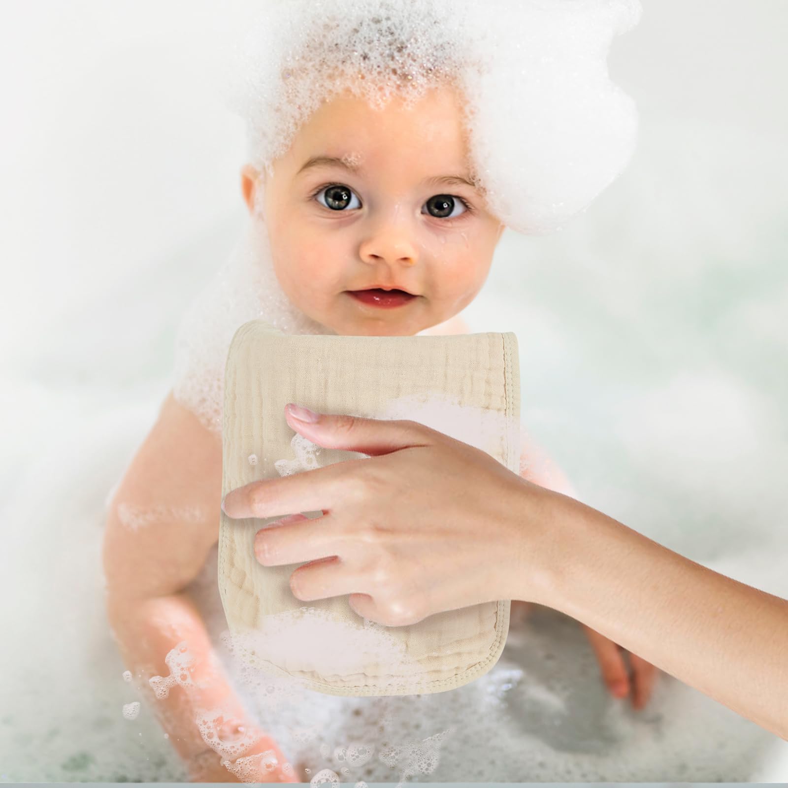 Migiol burp cloth with reinforced edges stays durable after washes.