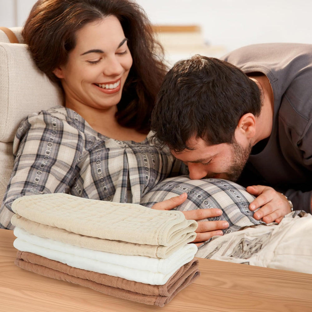 Migiol burp cloth air-dries quickly and becomes softer with care.