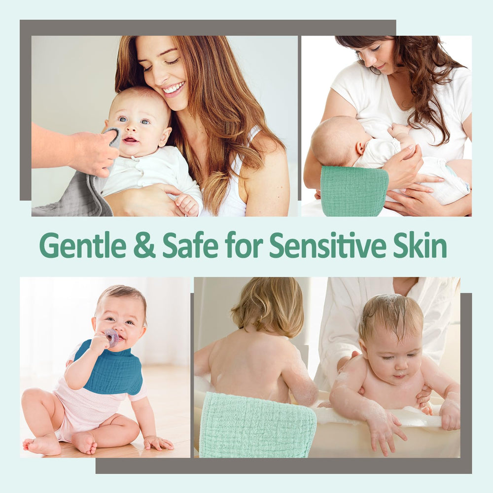 MIGIOL Burp Cloths machine-washable for easy care