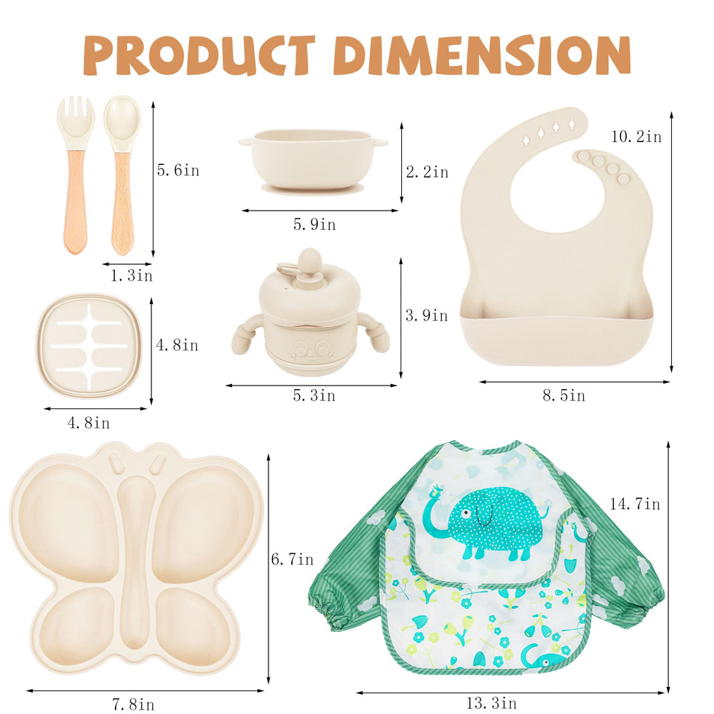 MIICASA waterproof fabric bib adds extra protection from spills