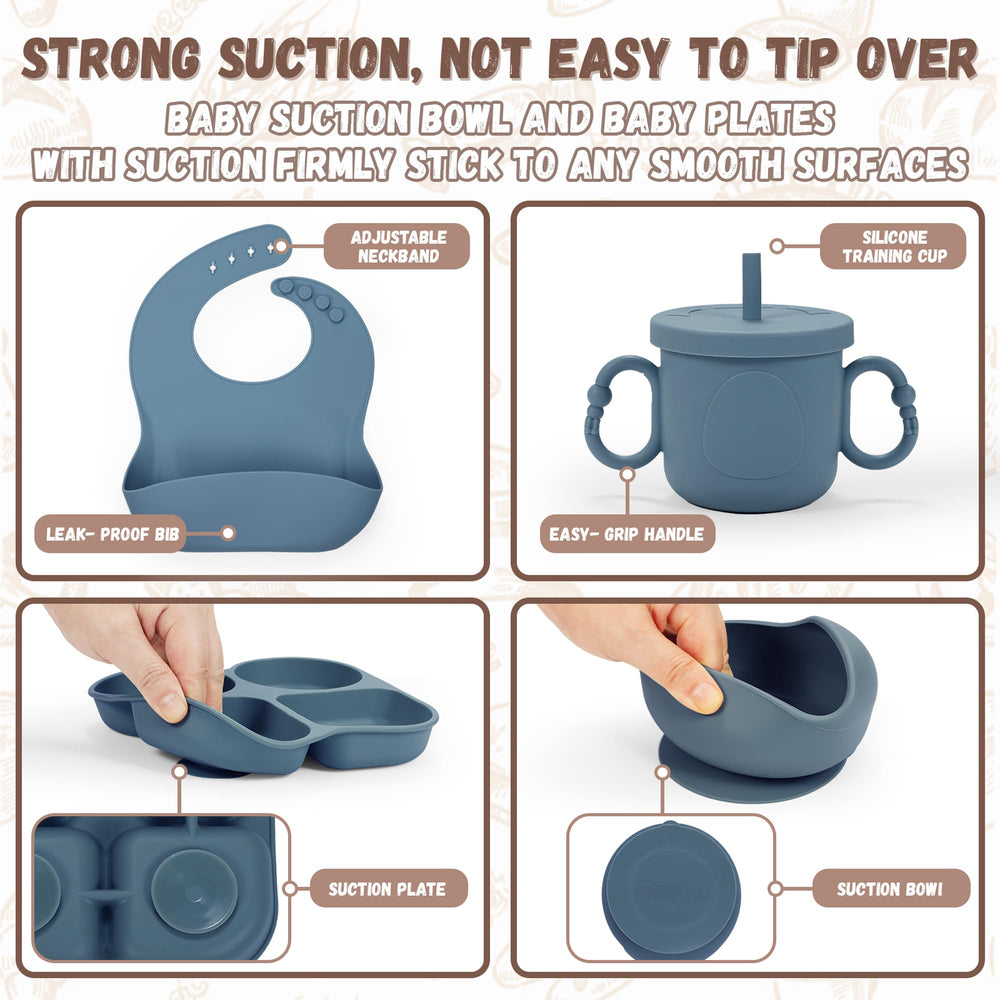 MIICASA spoon helps tiny hands learn feeding with silicone softness.