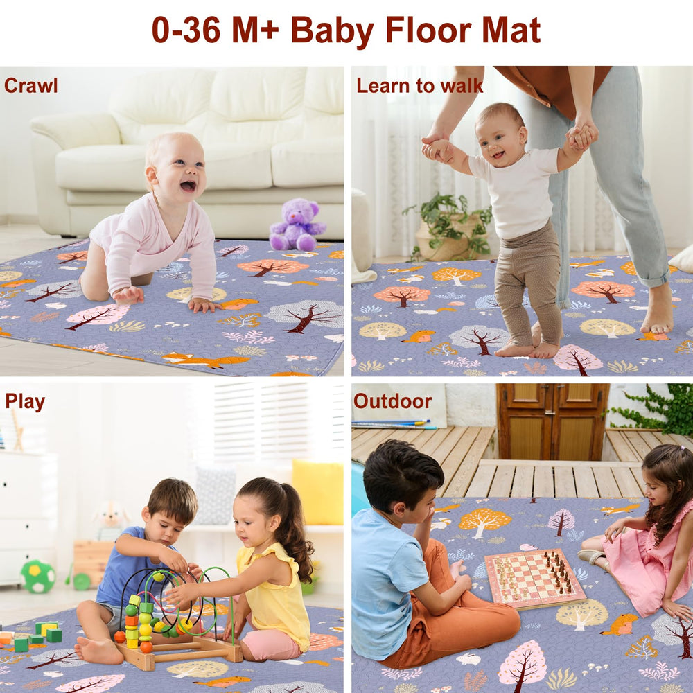 MIIMER 50x50 play mat travel-friendly for on-the-go playtime
