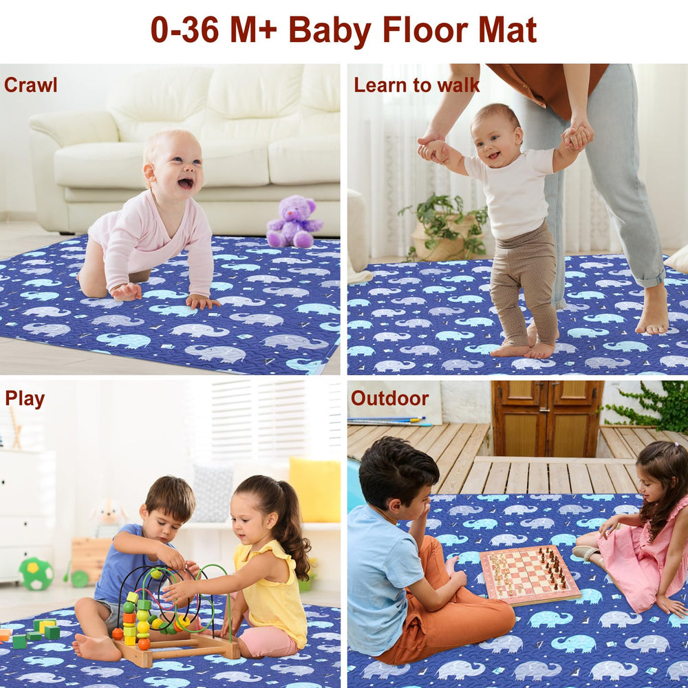 MIIMER foldable portable baby play mat for travel.