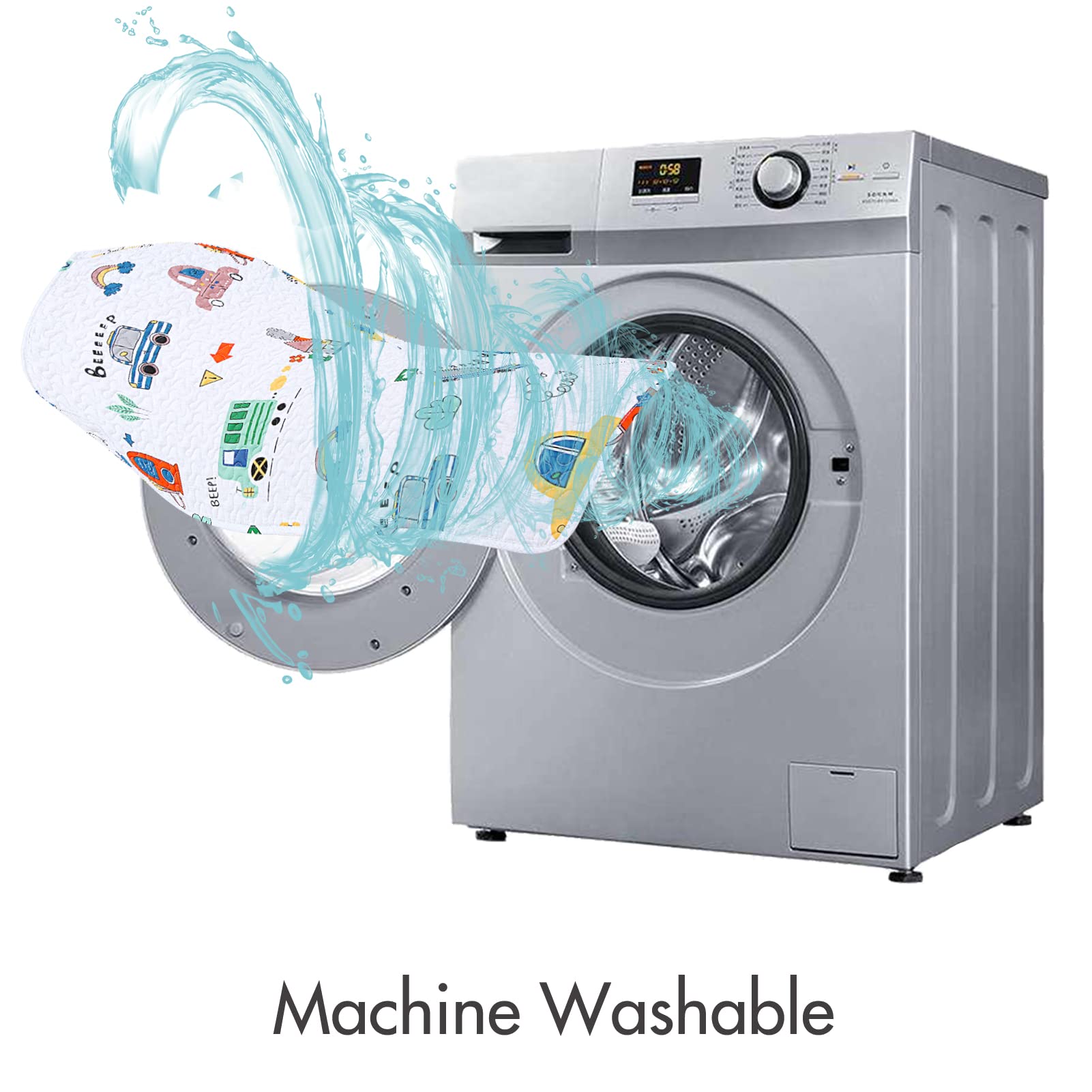 MIIMER pack n play sheets easy wash in cold water for quick cleanups