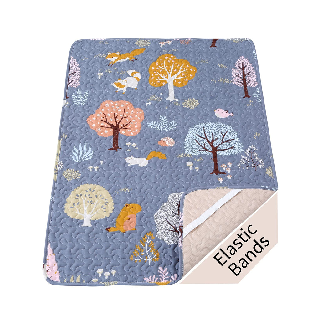 MIIMER padded pack n play sheet in soft microfiber for gentle baby skin