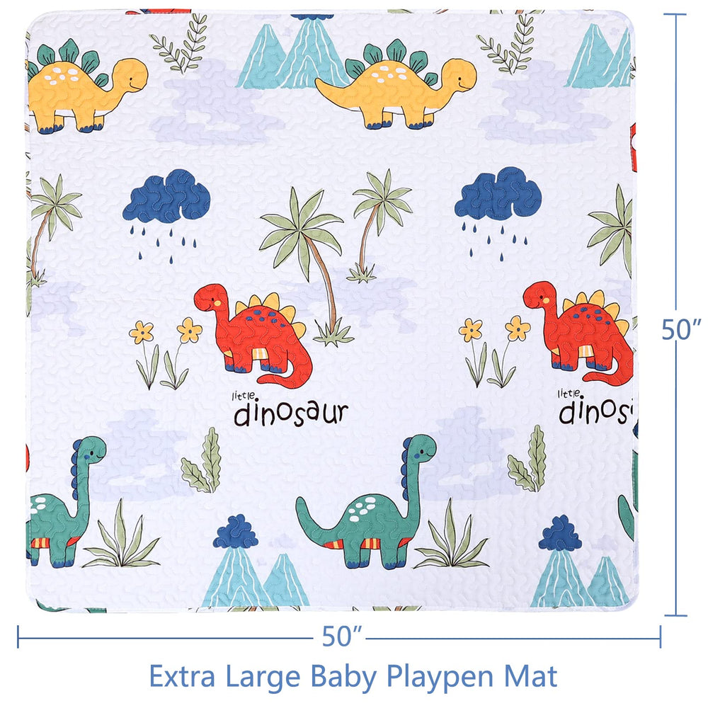 MIIMER anti-slip bottom keeps play mat secure during tummy time