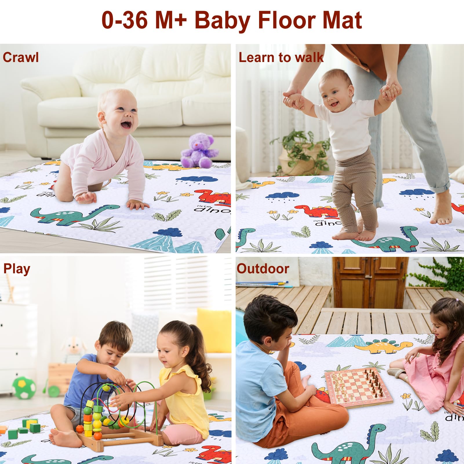 MIIMER travel-friendly foldable mat for on-the-go use