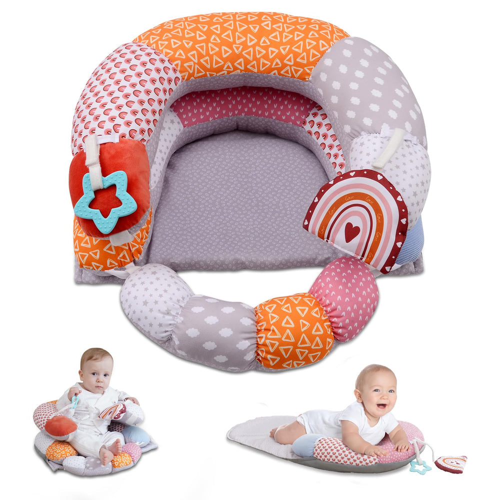 MIIMER tummy time upper cushion provides soft support for early development and comfort.