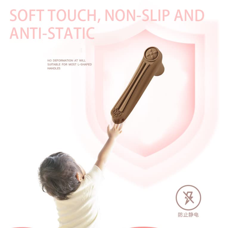 MIKMAYTOO door-handle protector installation on a standard door