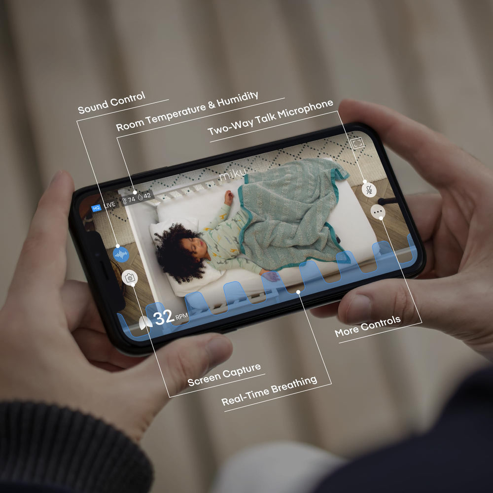 Miku Pro sleep analytics dashboard visualizes patterns over time
