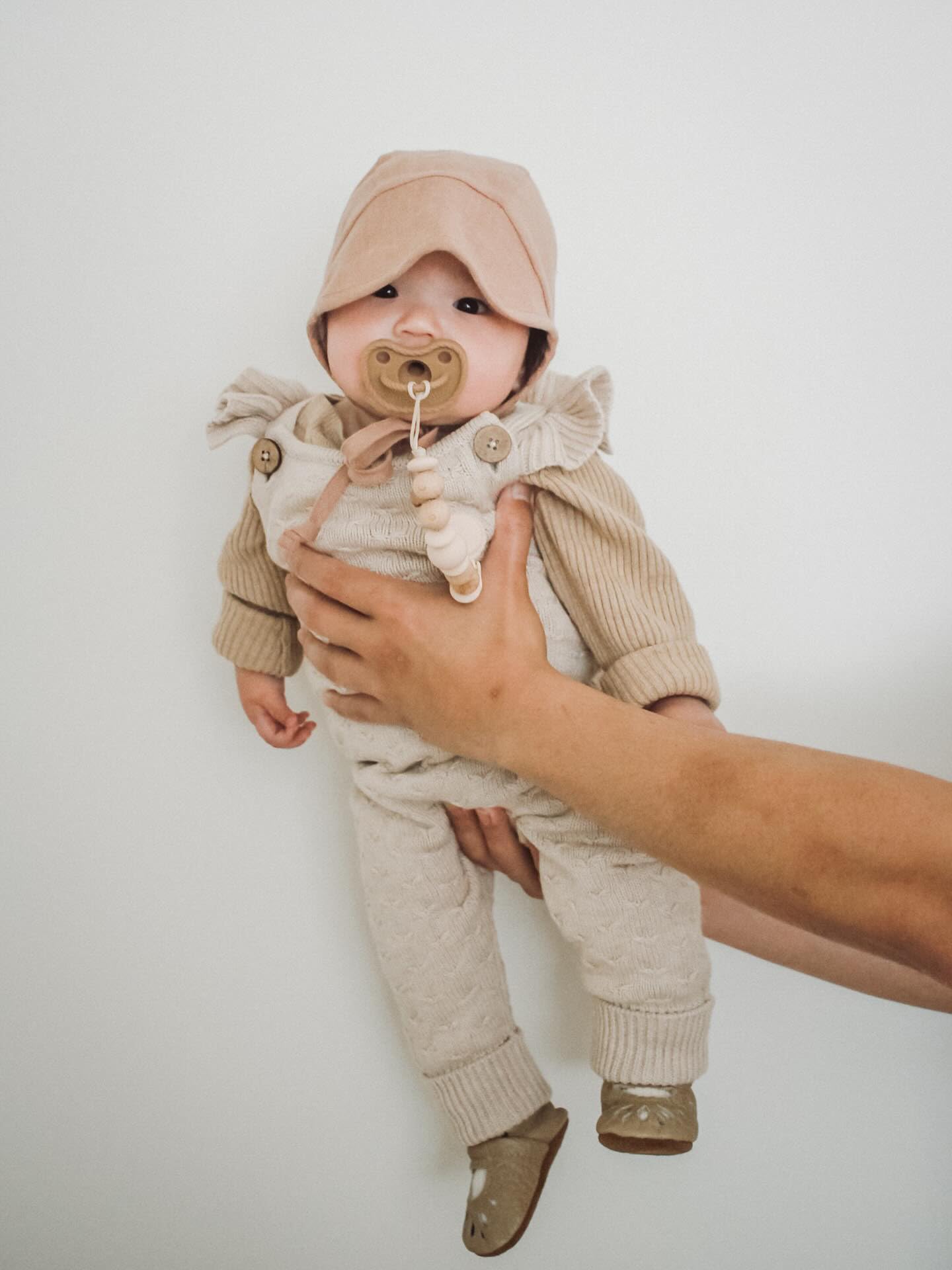 Mila & Lulu one-piece silicone pacifier designed for easy cleaning