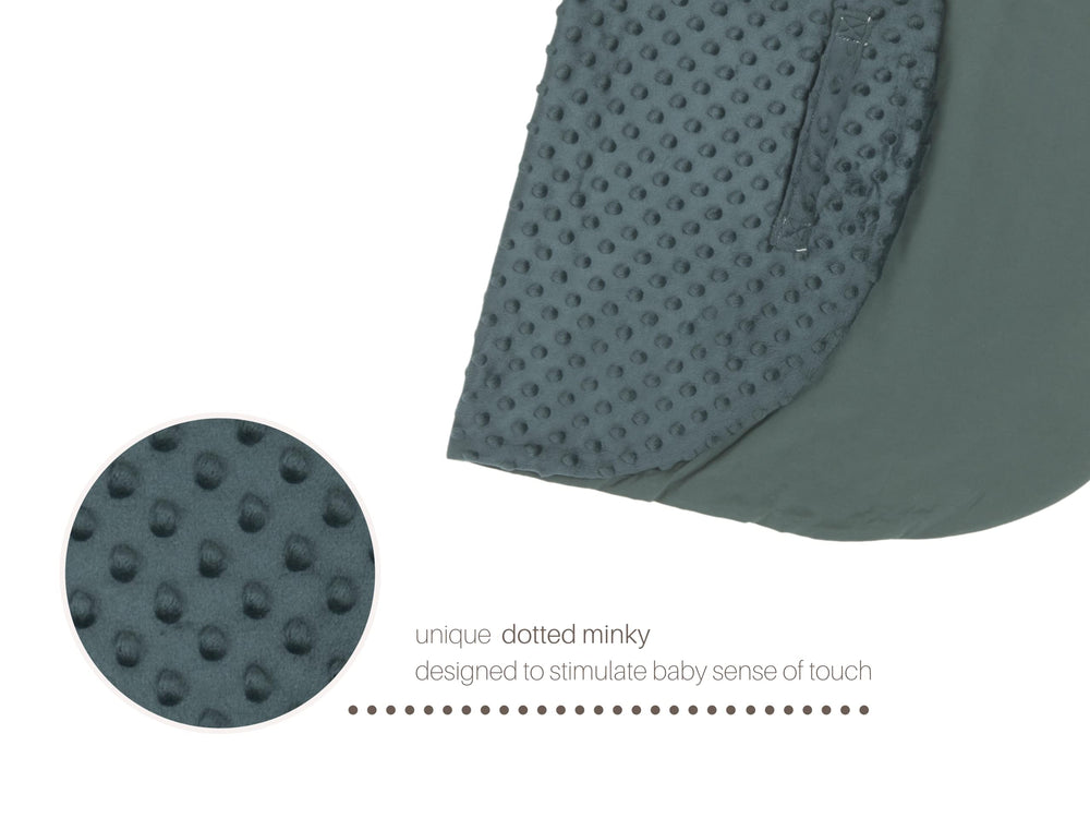 Mila Millie dual-surface cover forest, nursery-ready design complements modern decor.