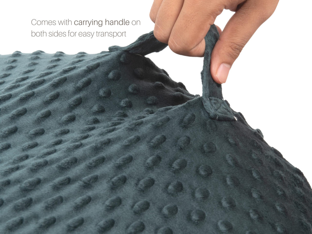 Mila Millie machine-washable cover forest, quick-clean convenience after spills.