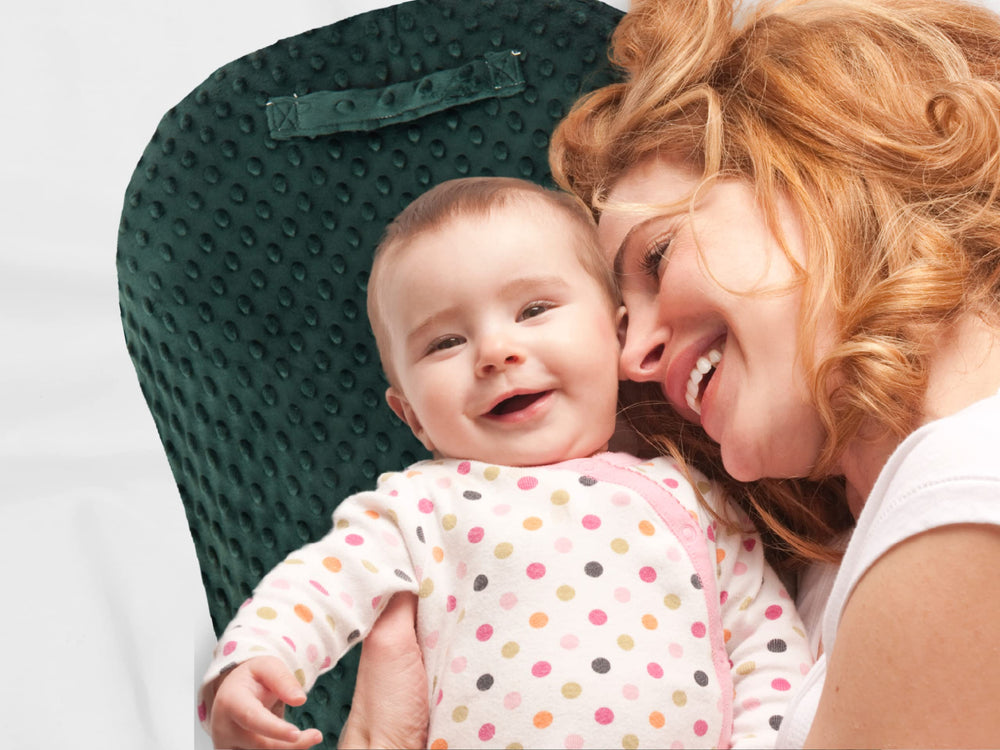 Mila Millie universal-fit lounger forest, dimension label highlights snug compatibility.