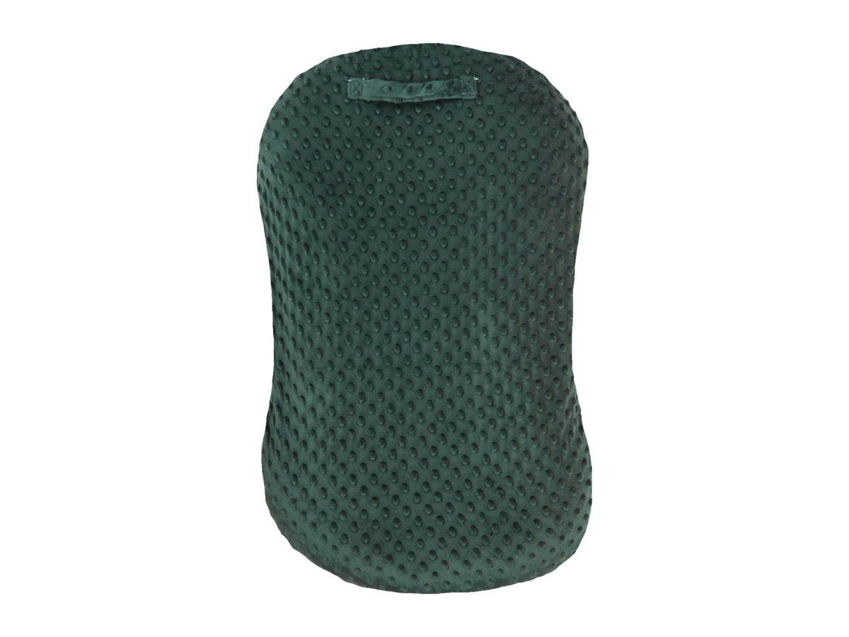 Mila Millie water-resistant cover forest, close-up showing spill protection and easy-clean surface.