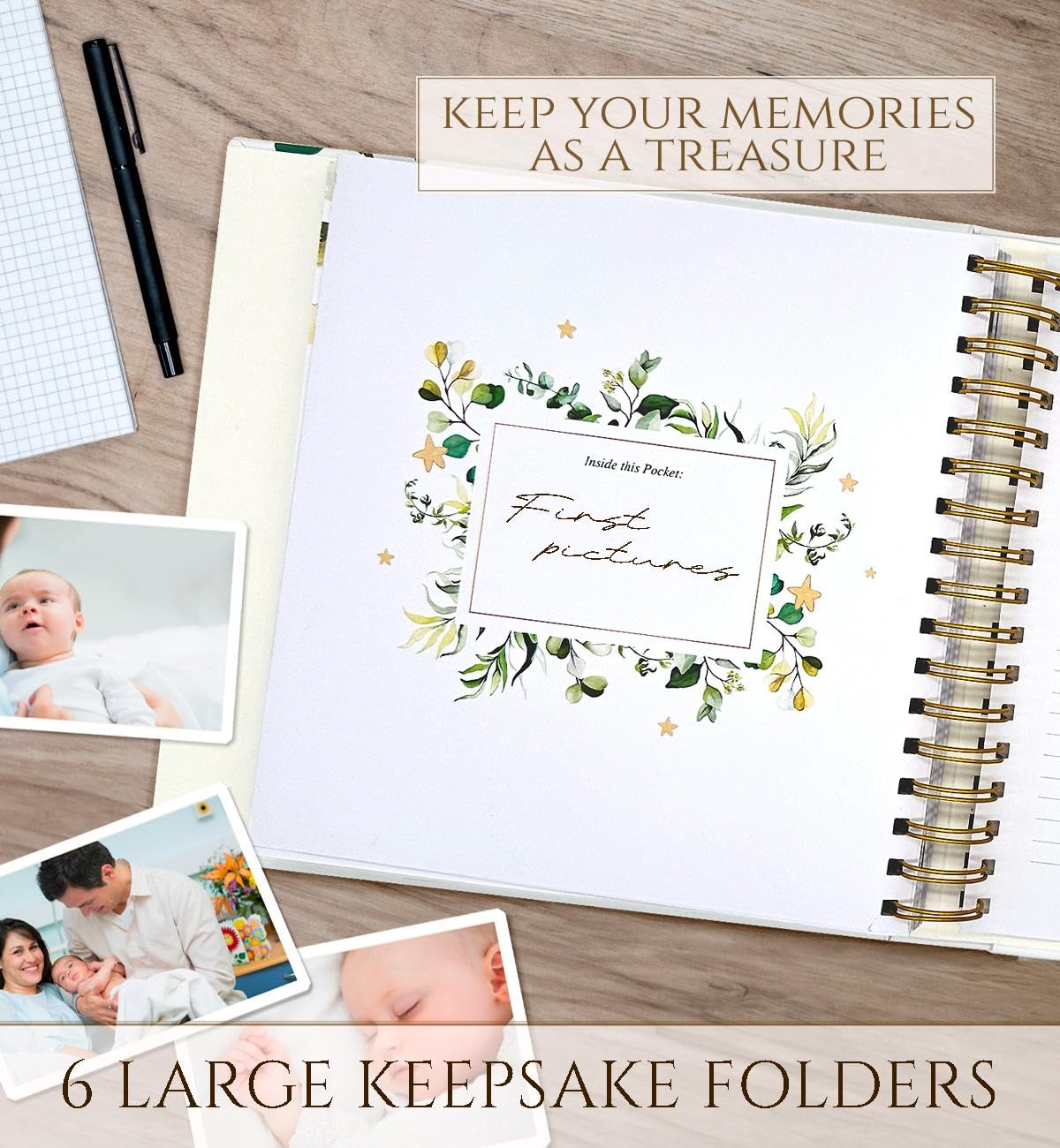 Mila & Rose gold foil cover enhances gifting appeal and presentation.