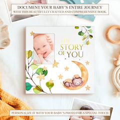 Mila & Rose memory book inner pages offering generous photo space and notes.