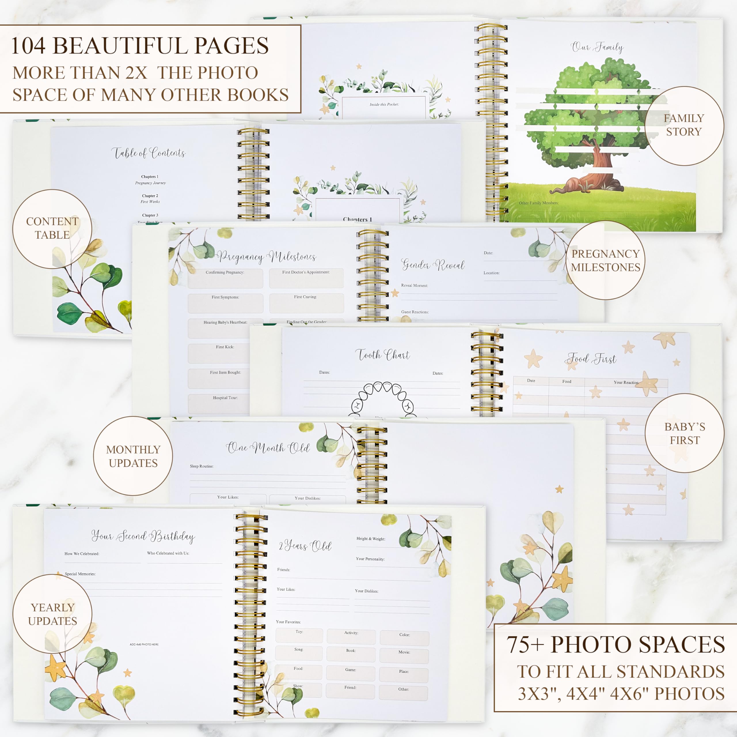 Mila & Rose six keepsake folders for treasured mementos.