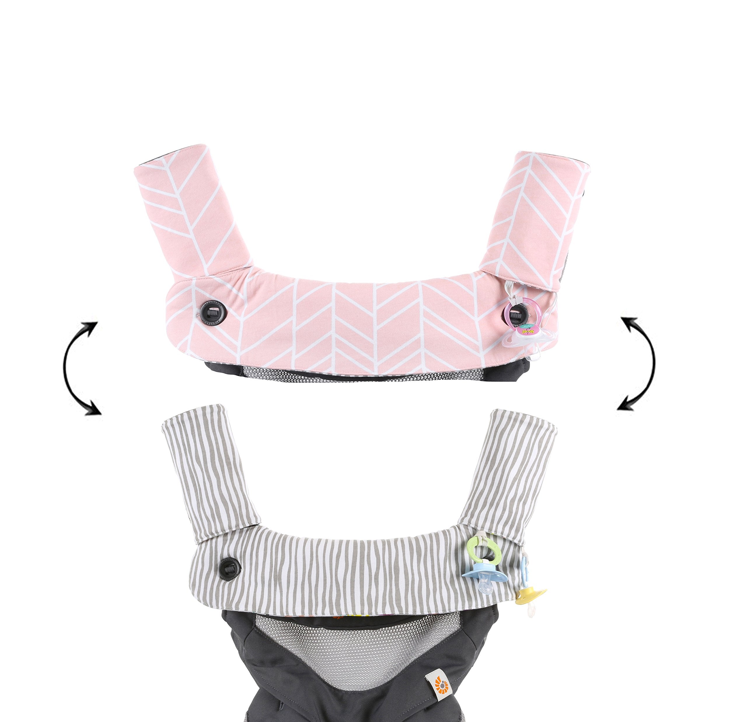 Mila Millie premium pad for Ergobaby fit; soft protection against drool during daily wear.