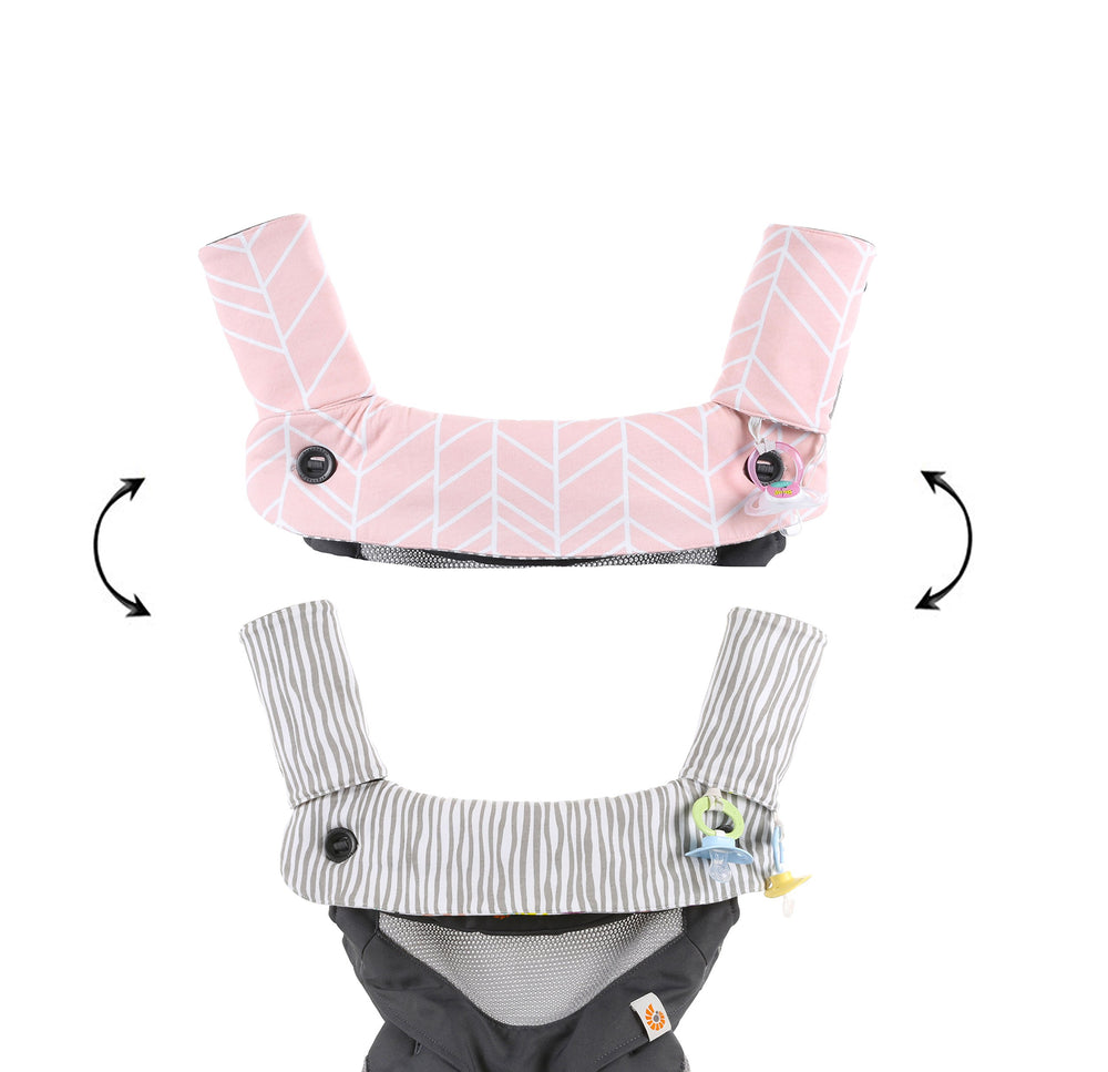Mila Millie premium pad for Ergobaby fit; soft protection against drool during daily wear.