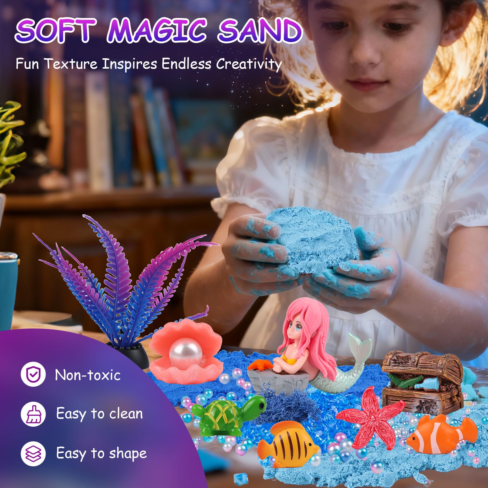 Mileonaim LED night-light with color options—calming glow for bedtime routines.