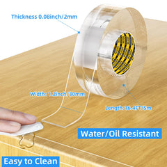 MILEQEE Clear Edge Strip transparency blends with furniture while protecting edges