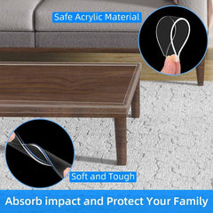 MILEQEE edge protector strip transparent install demonstrates strong adhesion with residue-free removal.