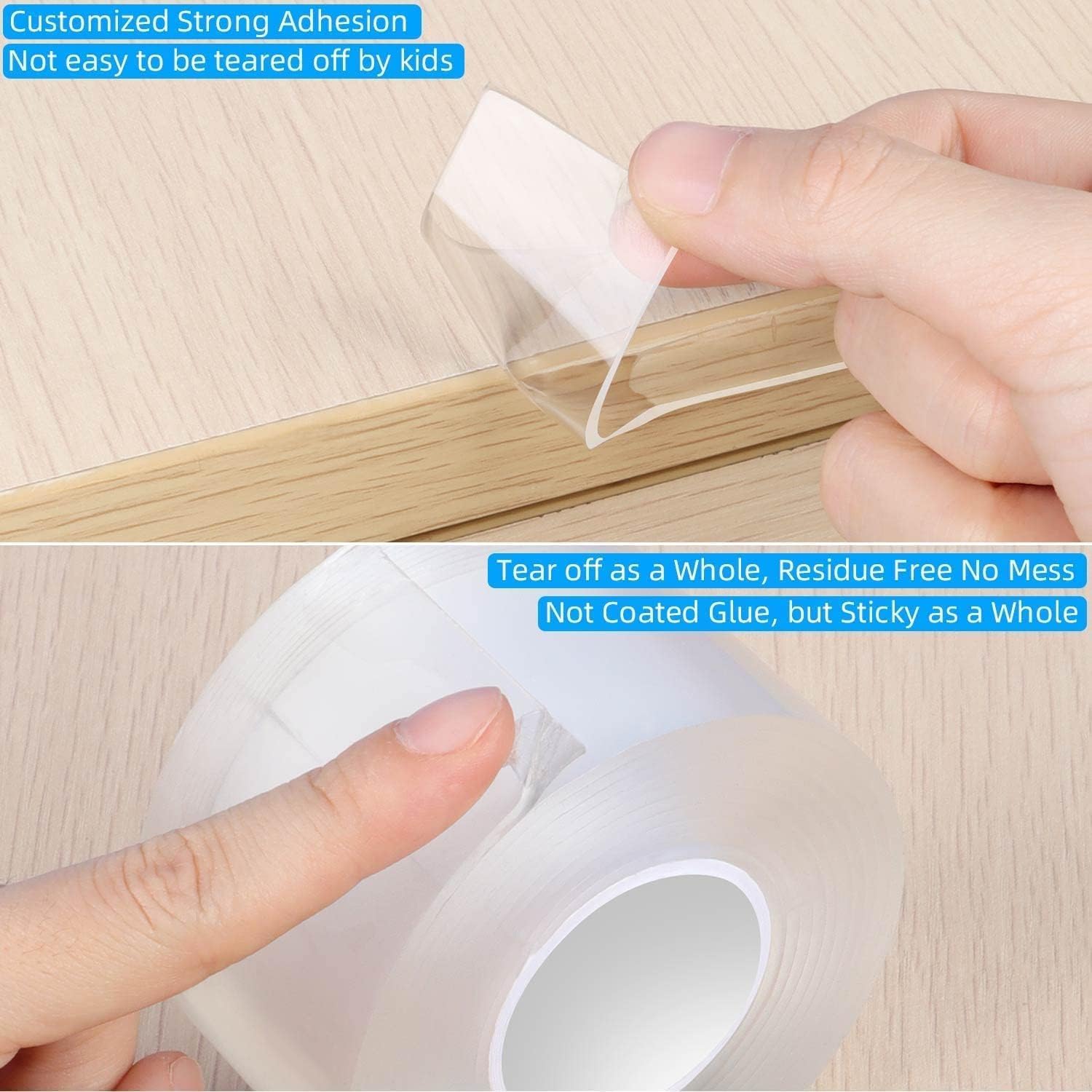 MILEQEE protects kitchen countertops and shelves from sharp corners