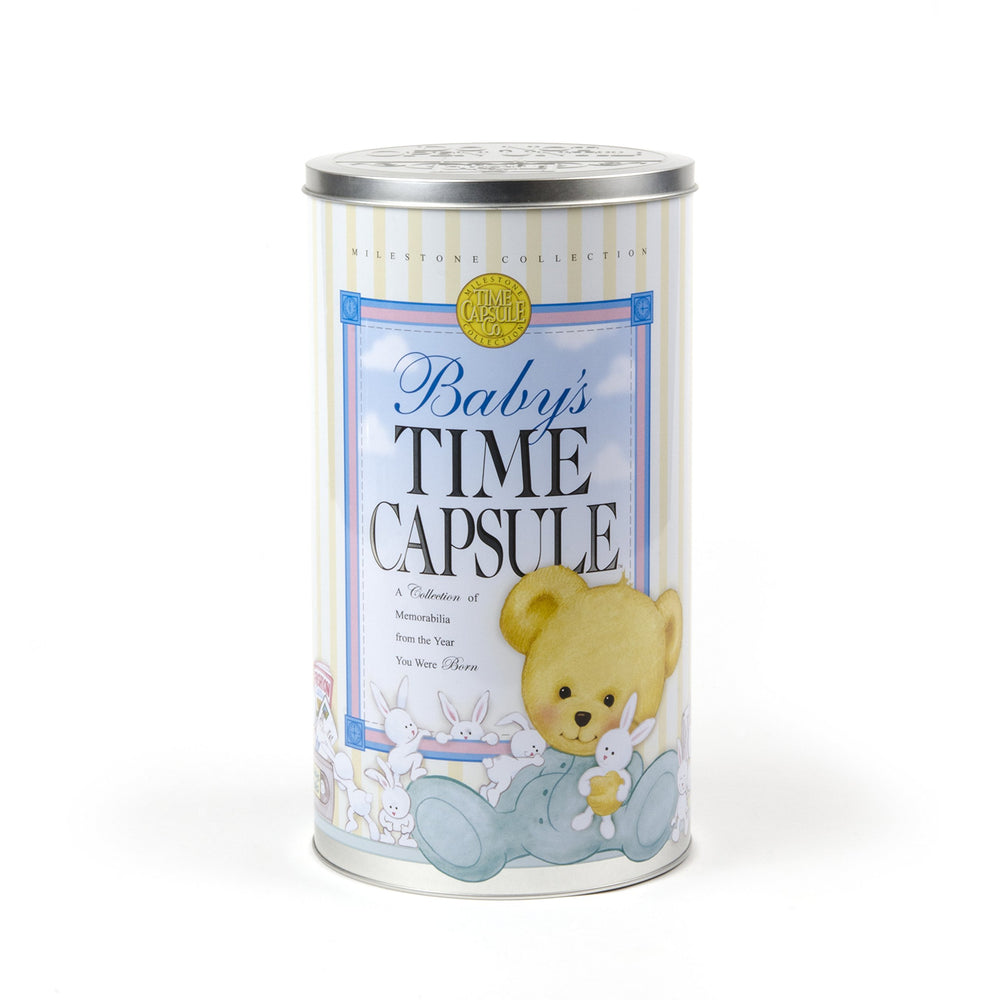 Milestone Collection baby's time capsule 22-piece gift set ready for gifting moments.