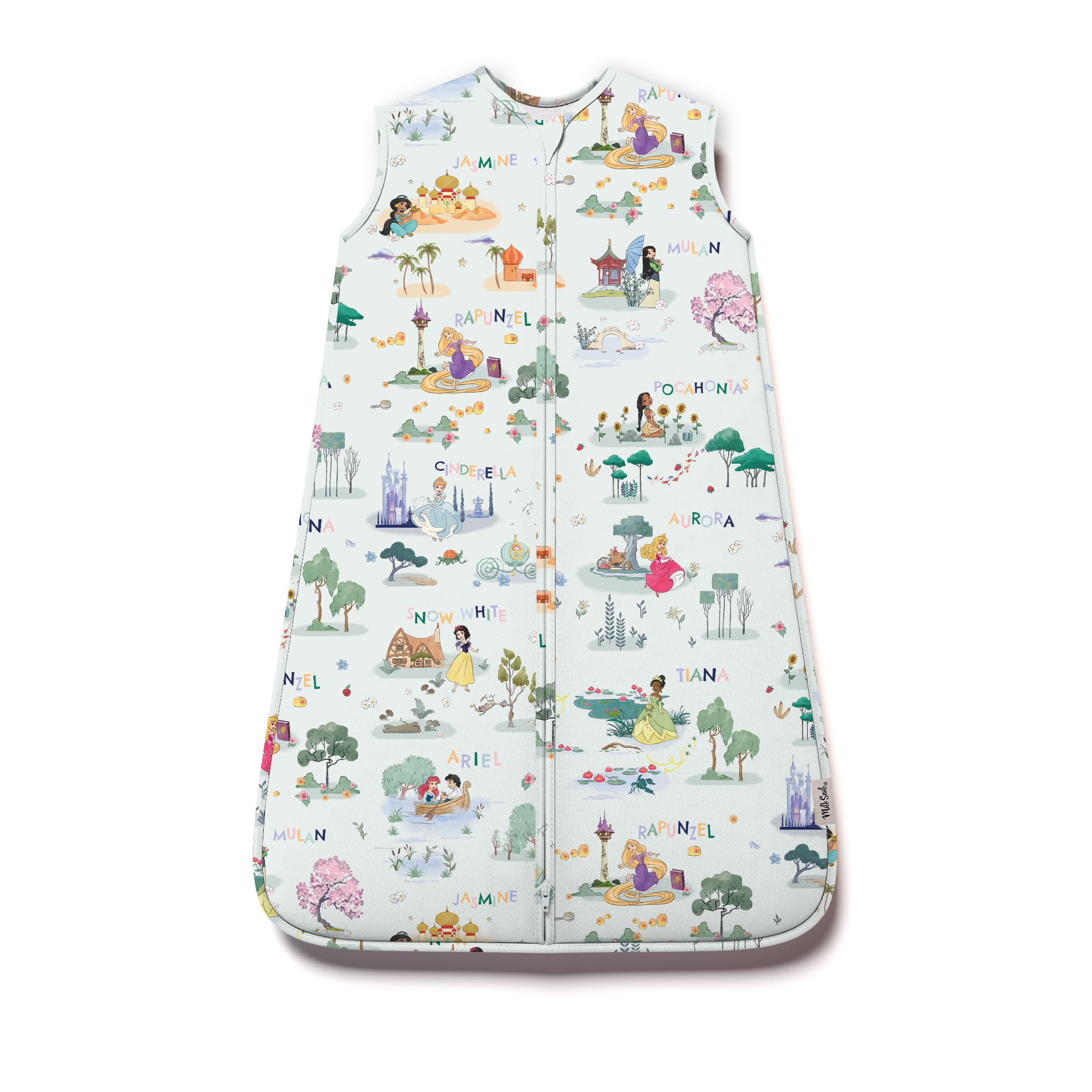 Milk Snob Disney baby sleeping sack Enchanted Kingdoms for cozy naps and calm evenings.