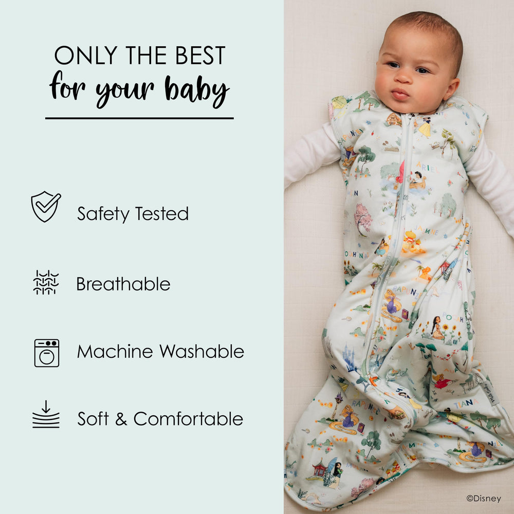 Milk Snob Disney baby wearable blanket zip-up keeps little one snug and easily adjustable.