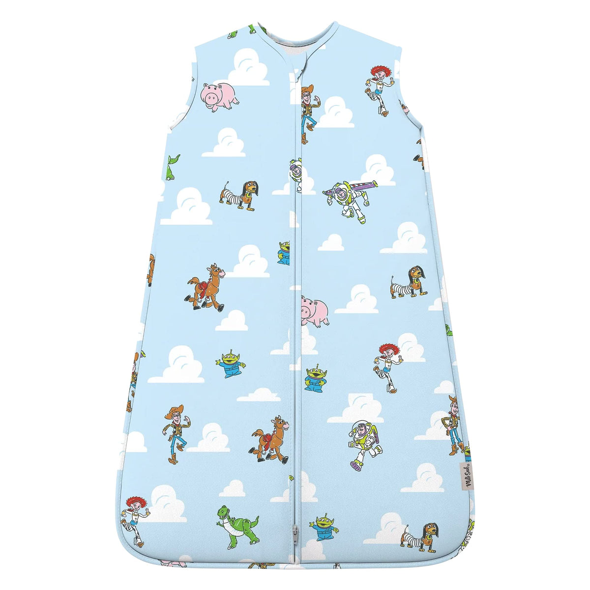 Milk Snob Disney sleeping sack front view shows buttery soft fabric for cozy naps.