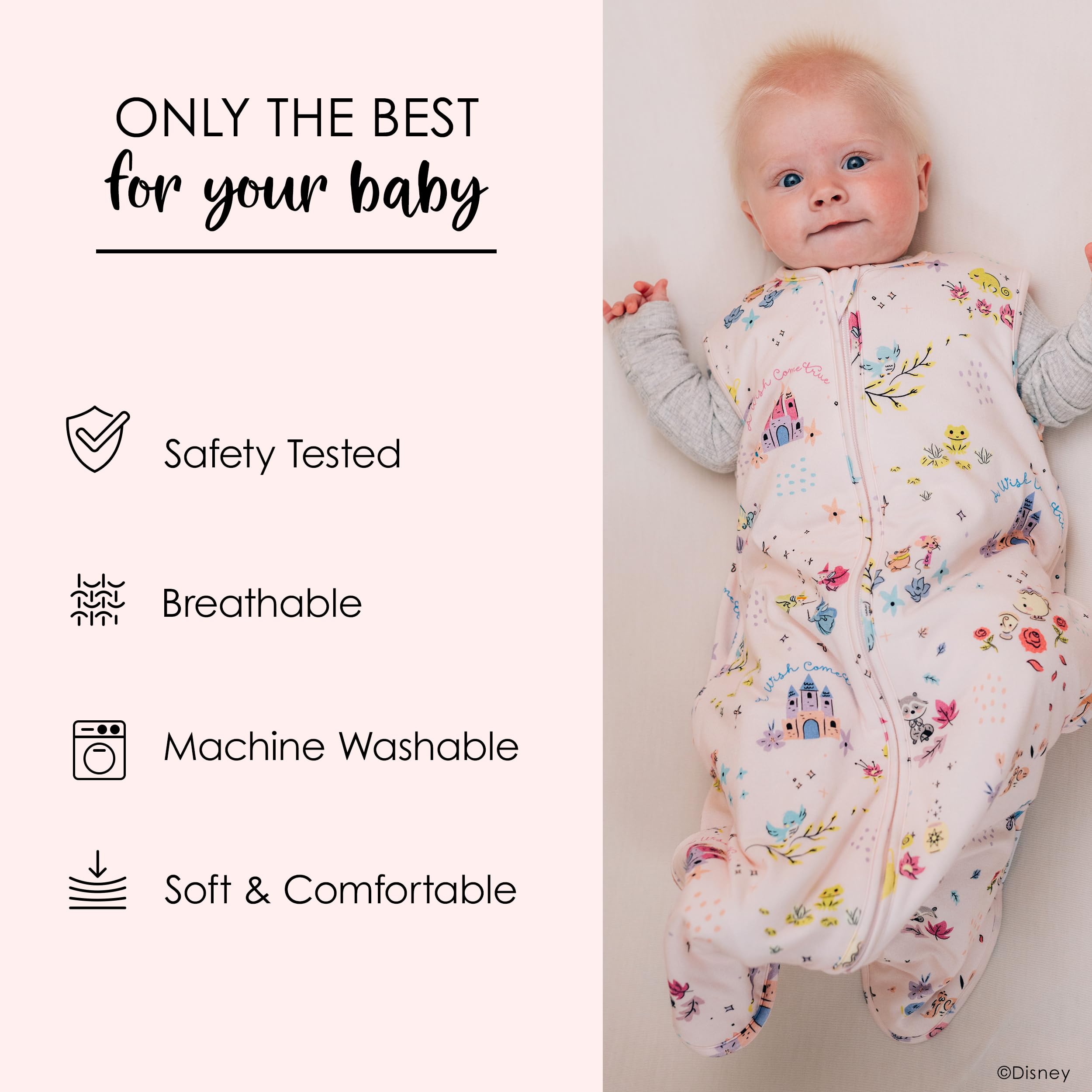 Milk Snob Disney sleep sack wearable design highlighted for day-to-night convenience and toddler transition