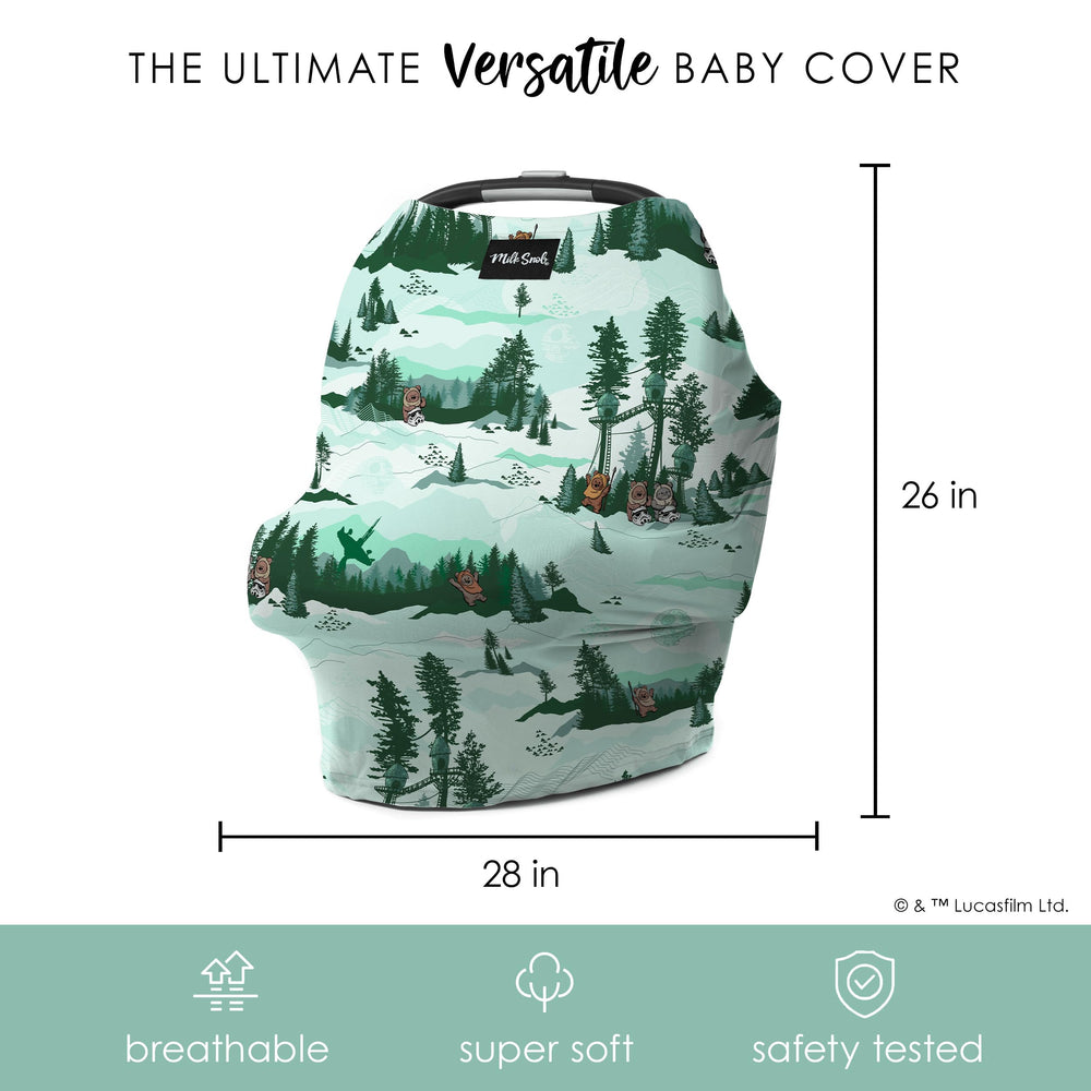 Milk Snob high-chair cover multipurpose design supports feeding and travel moments.