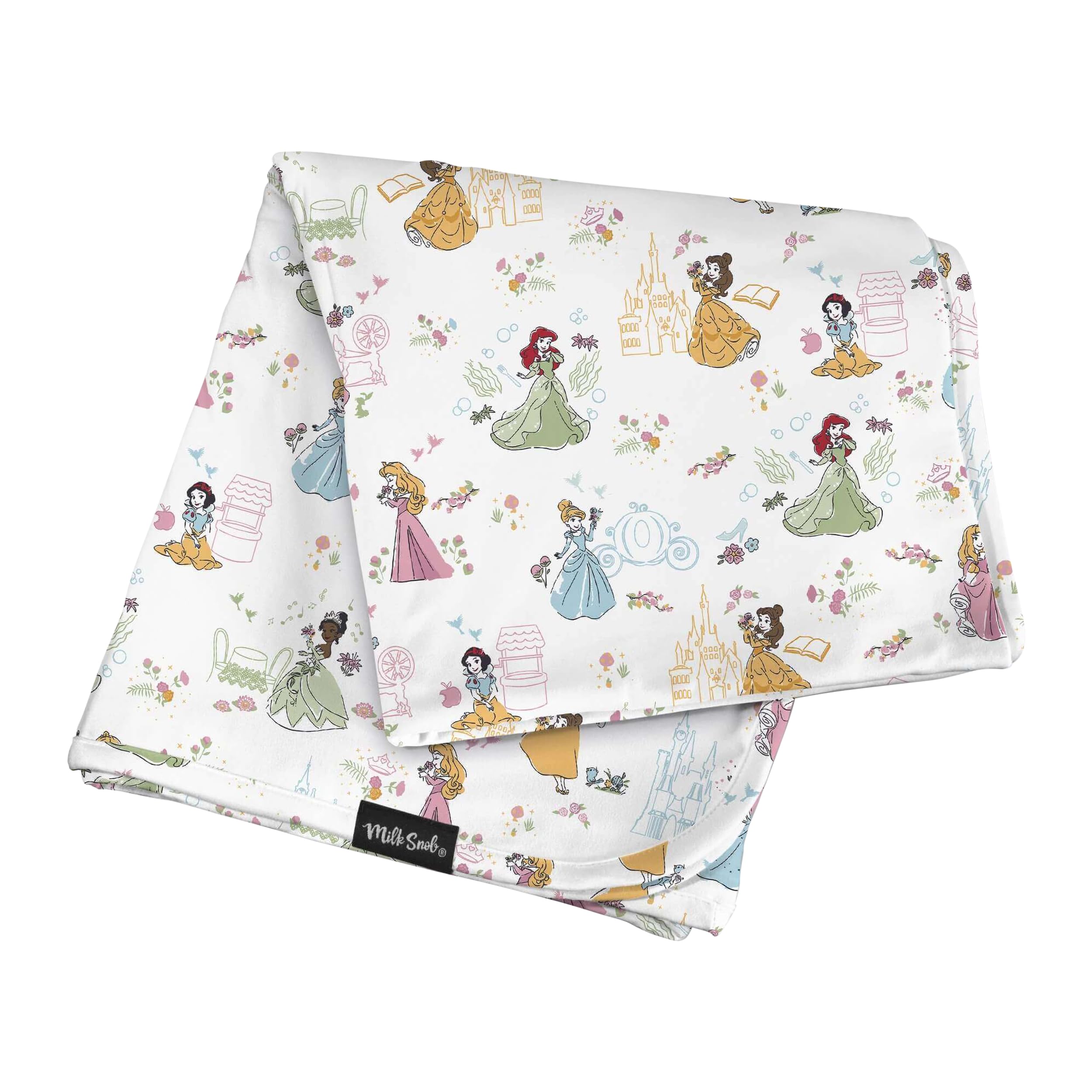 Milk Snob newborn-to-toddler blanket supports growing with child.