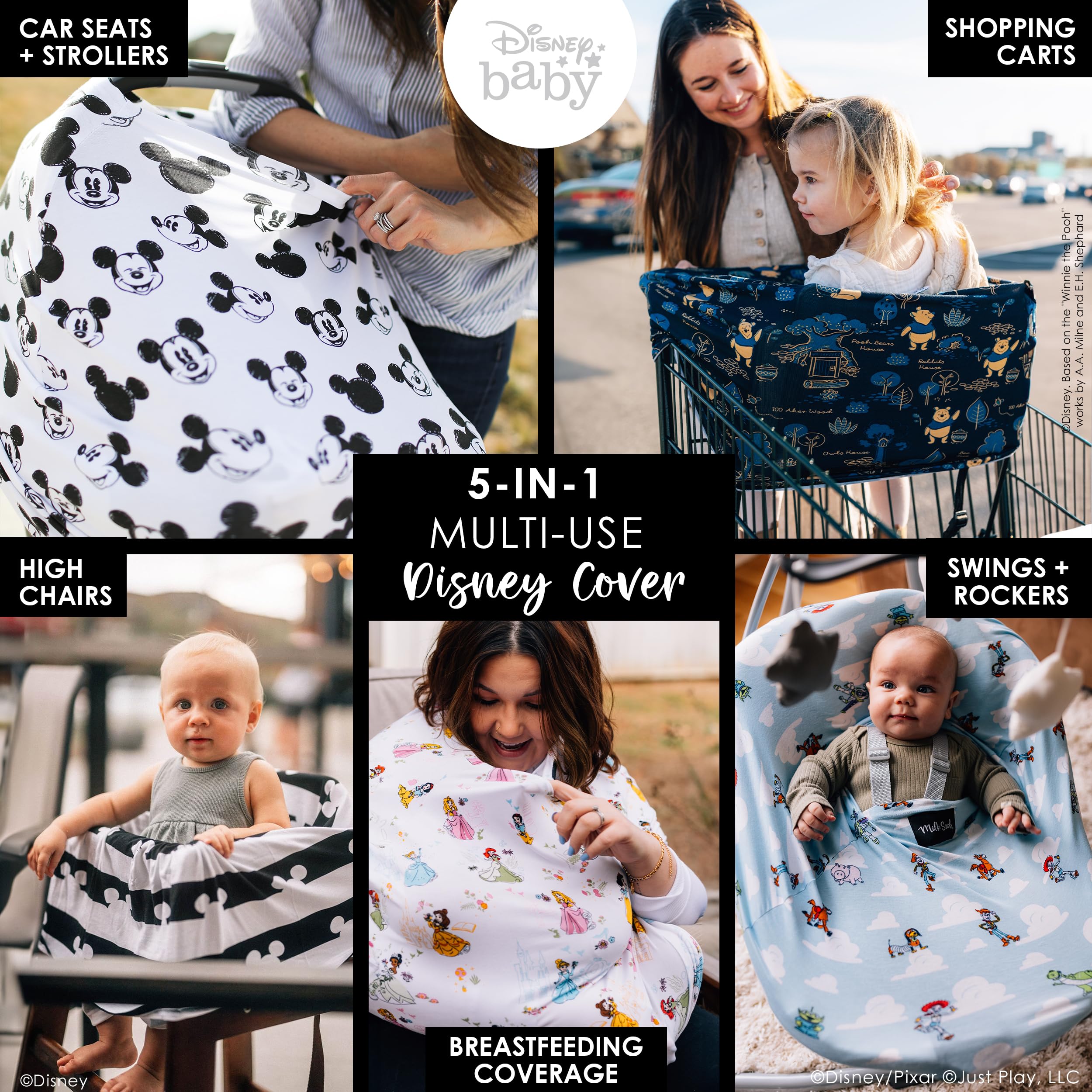 Milk Snob nursing cover 360-degree privacy for discreet breastfeeding in public.