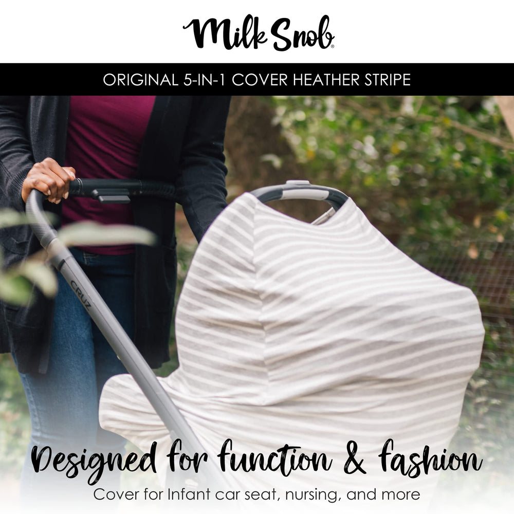 Milk Snob Original 5-in-1 car seat cover shields sun and wind