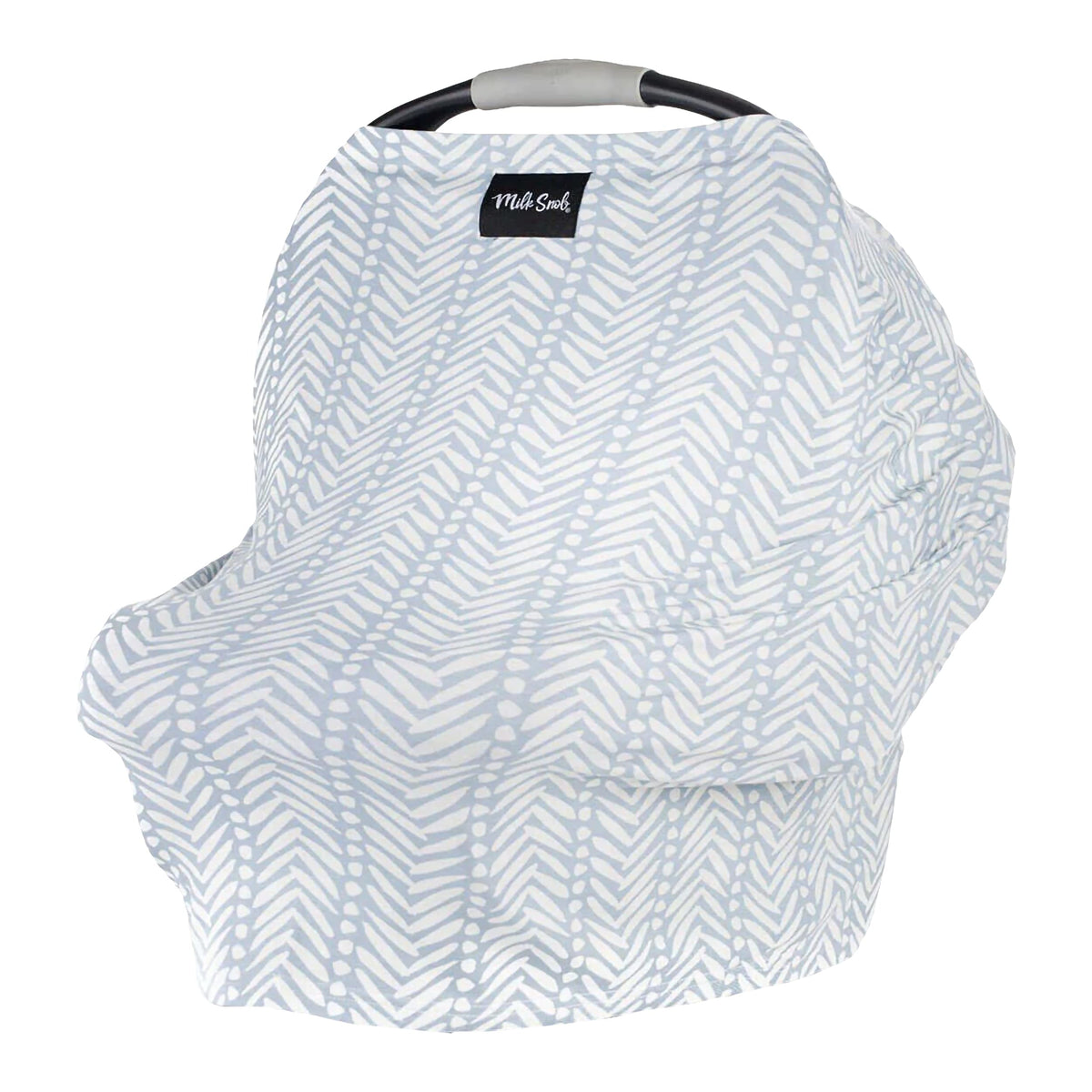Milk Snob Original 5-in-1 cover provides private breastfeeding in public with breathable fabric