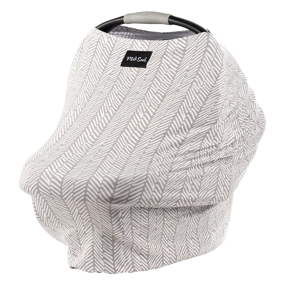 Milk Snob Original 5-in-1 cover in breathable fabric offers private nursing on the go.