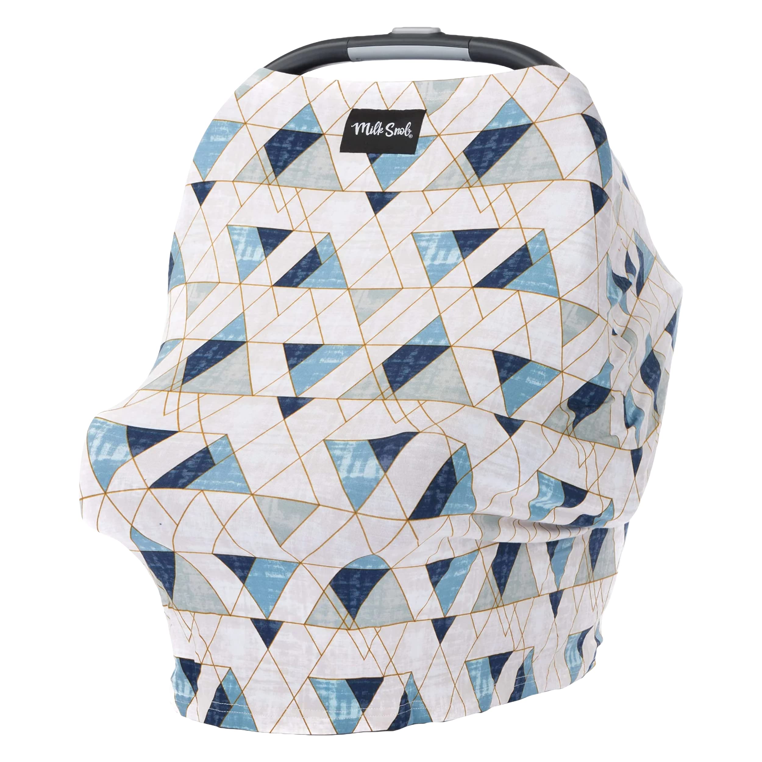 Milk Snob Original 5-in-1 car-seat canopy for private on-the-go breastfeeding.