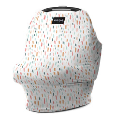 Milk Snob Original 5-in-1 cover nursing cover in use for discreet feeding.