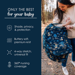 Milk Snob Winnie Pooh shopping-cart cover keeps baby clean outdoors