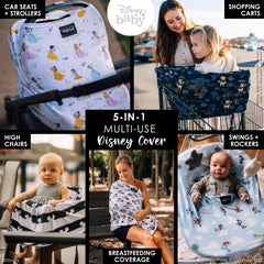 Milk Snob Disney Princess cover provides 360-degree breastfeeding privacy in public.