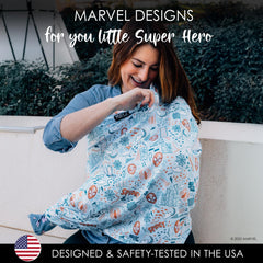 Milk Snob Marvel 5-in-1 cover doubles as shopping-cart cover with kid-friendly Spider-Man design