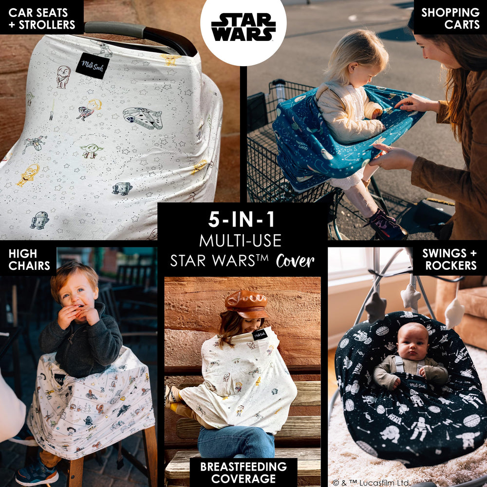 Milk Snob Star Wars 5-in-1 cover breastfeeding privacy during public outings