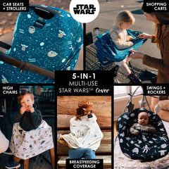 Milk Snob Star Wars 5-in-1 Cover car-seat coverage shields sun and wind