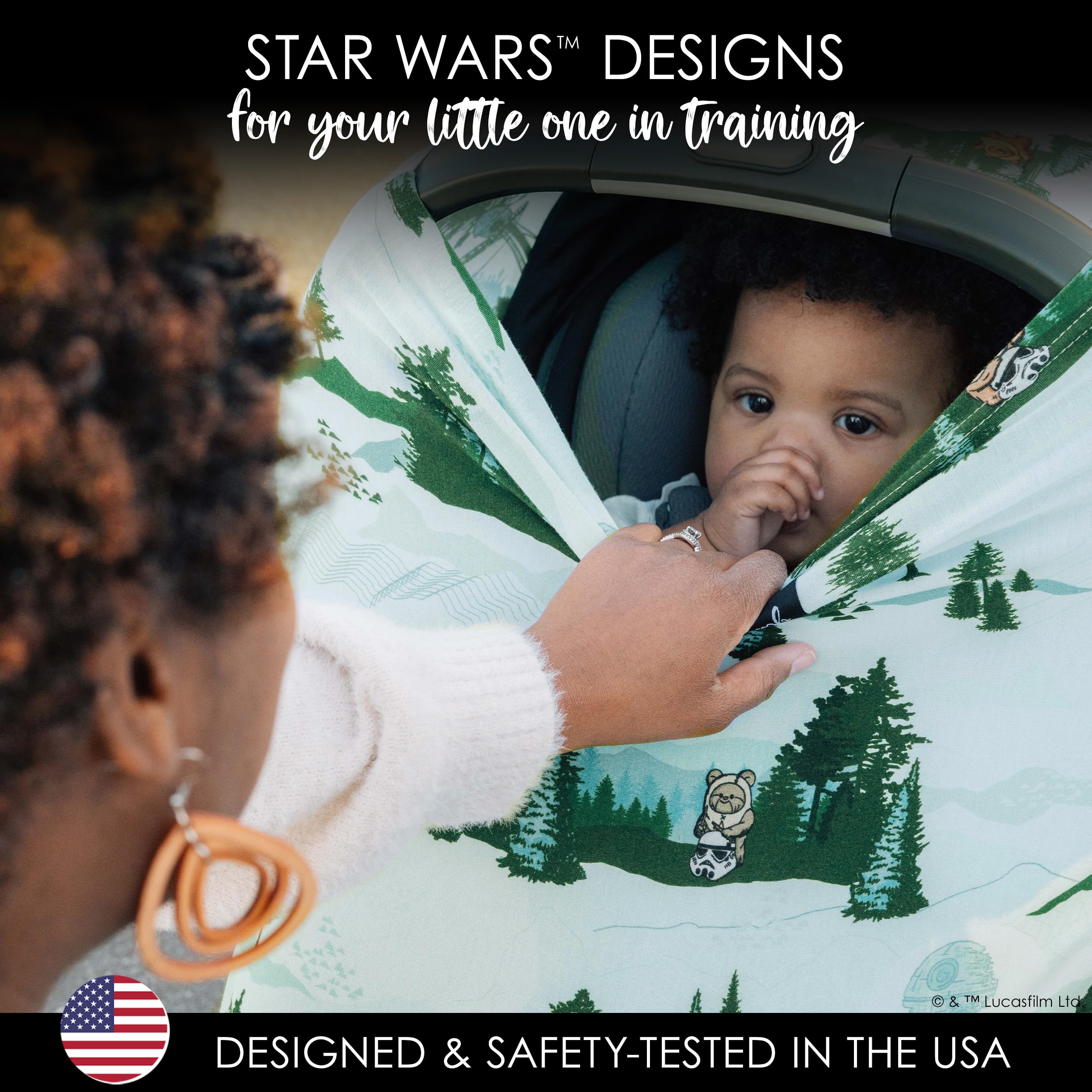 Milk Snob shopping cart cover lightweight keeps baby comfortable and screens germs.