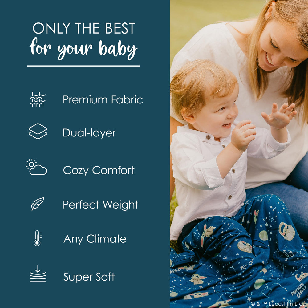 Milk Snob Star Wars security blanket provides comforting weight
