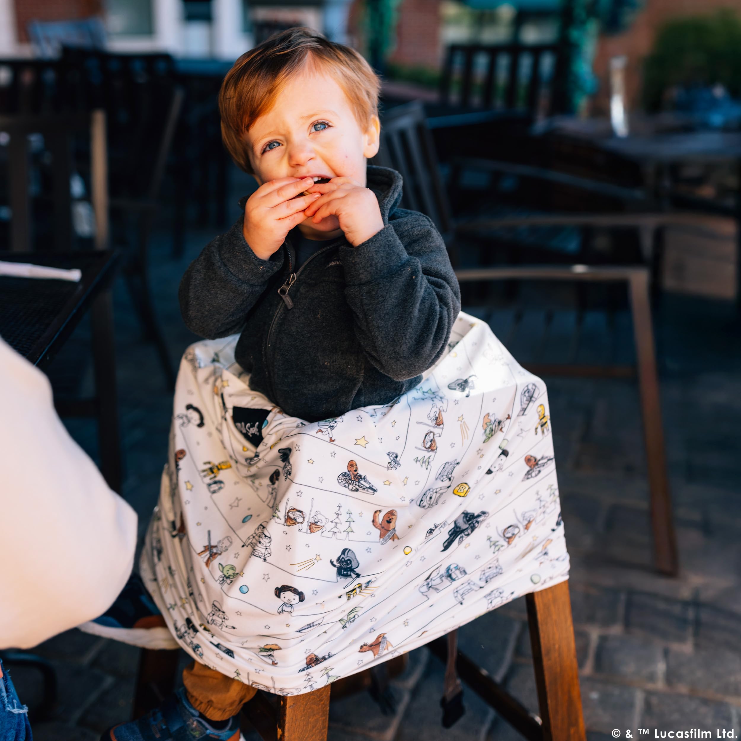 Milk Snob Star Wars print design blends with mom-friendly style