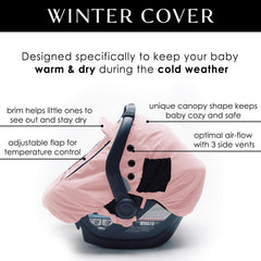 Milk Snob fleece lining close-up shows plush warmth for cold stroller outings.